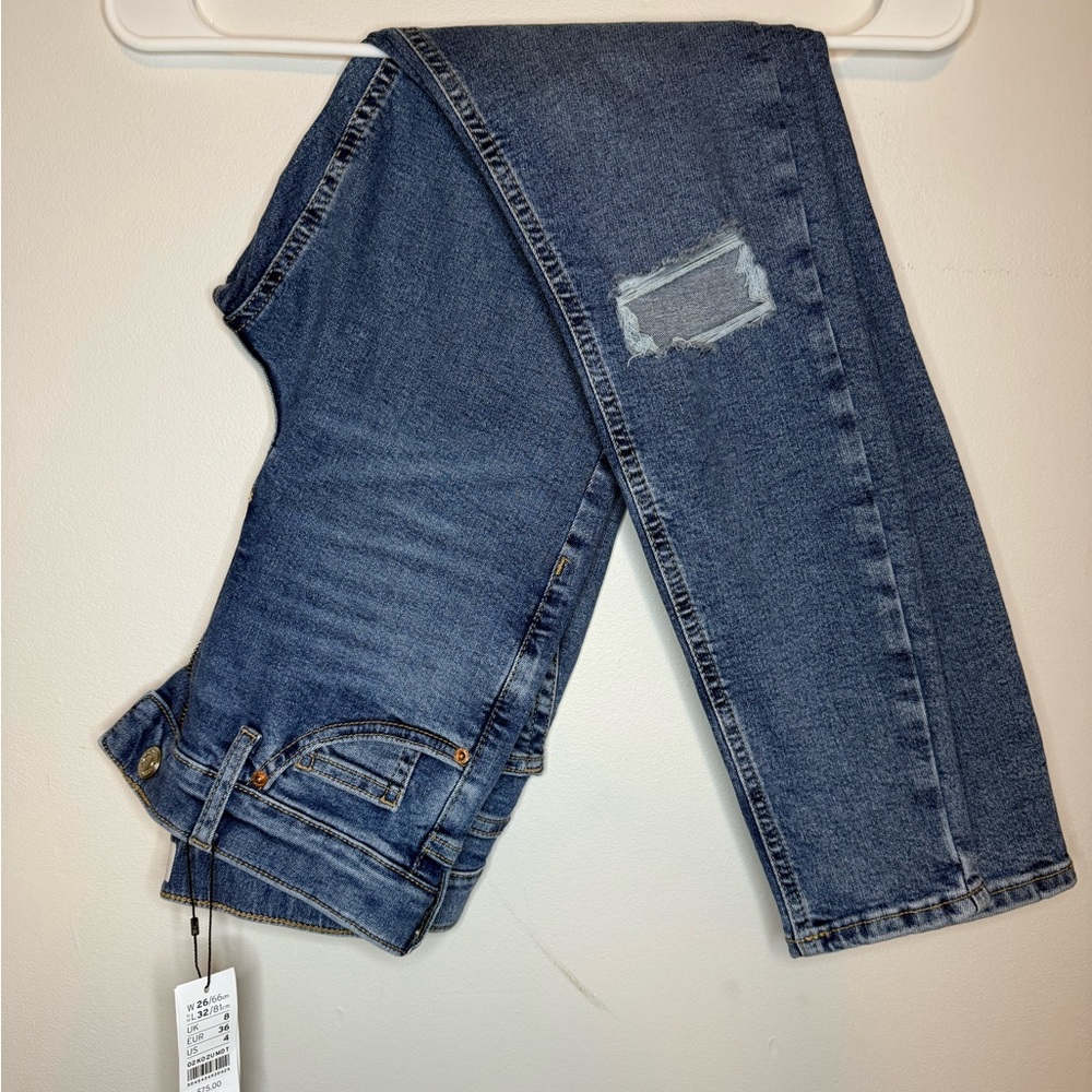 Top Shop Jamie Blue Denim Jeans
